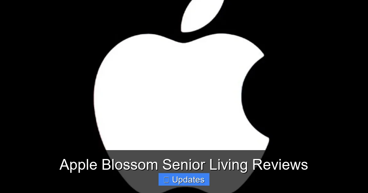 Apple Blossom Senior Living Reviews