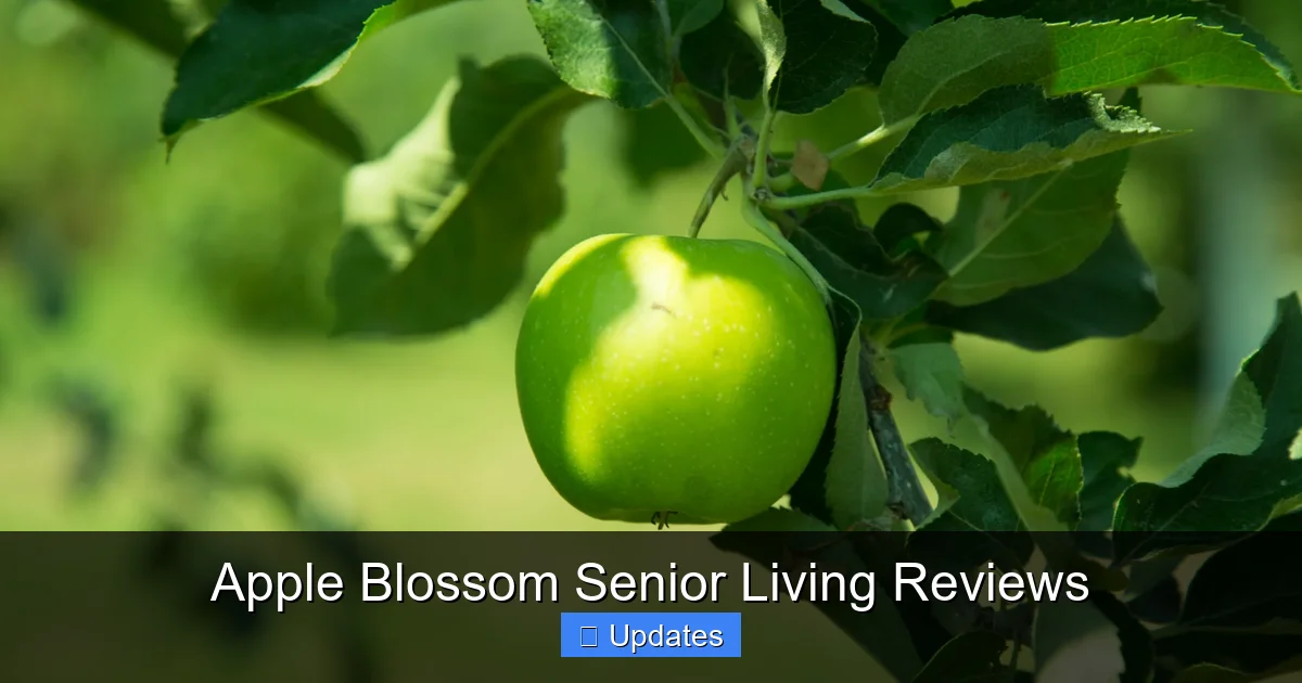 Apple Blossom Senior Living Reviews