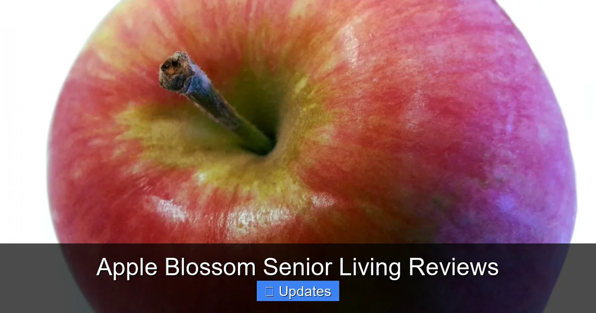 Apple Blossom Senior Living Reviews