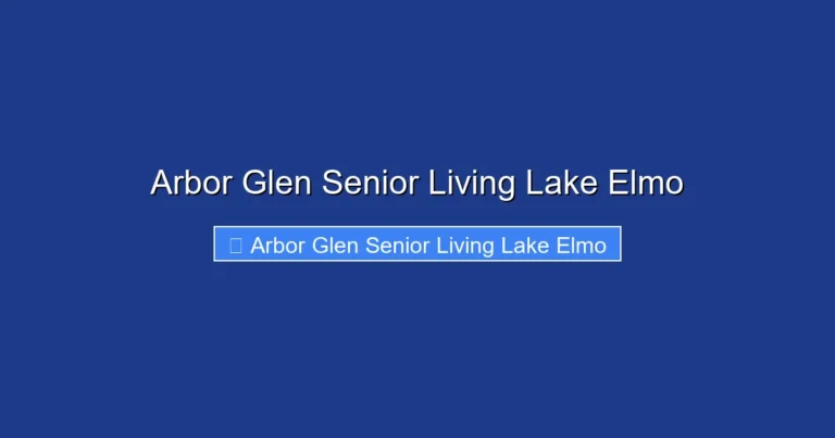 Arbor Glen Senior Living Lake Elmo
