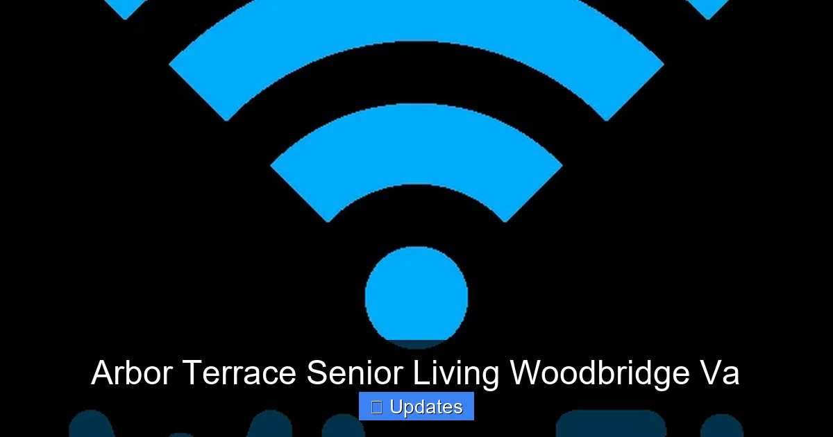 Arbor Terrace Senior Living Woodbridge Va