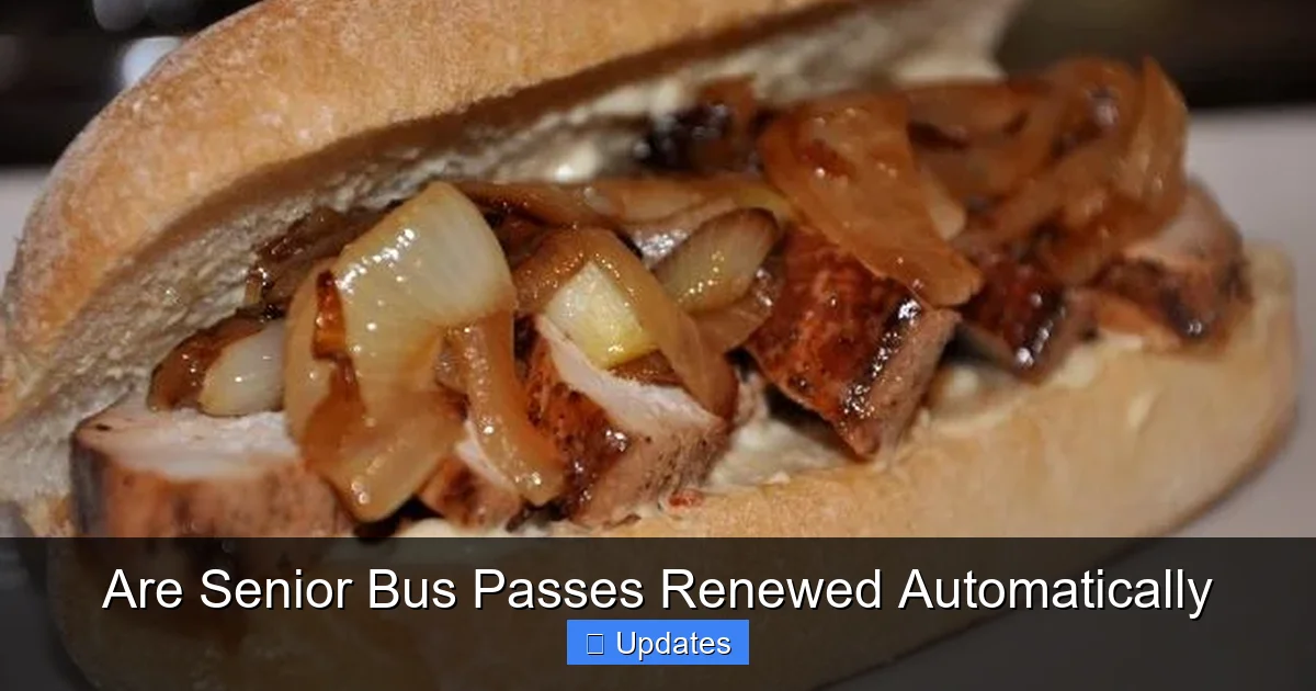 Are Senior Bus Passes Renewed Automatically