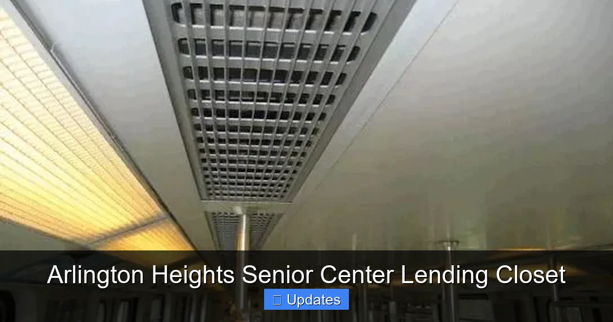 Arlington Heights Senior Center Lending Closet