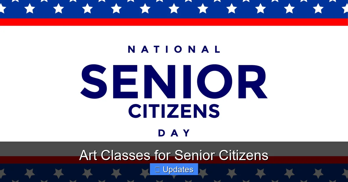 Art Classes for Senior Citizens