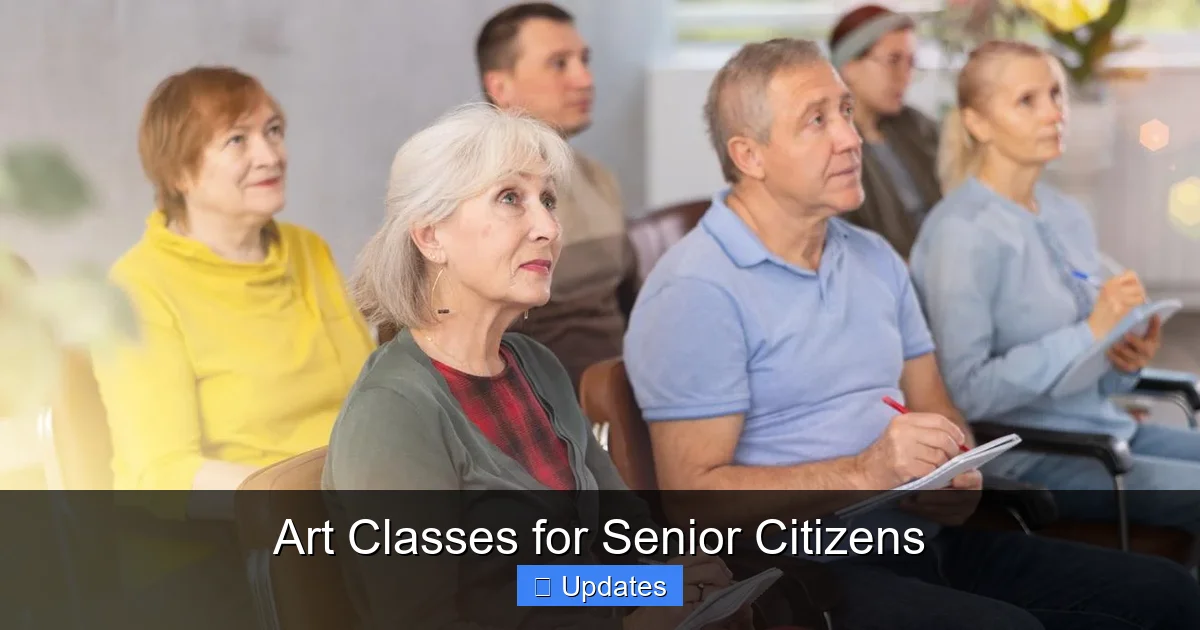 Art Classes for Senior Citizens