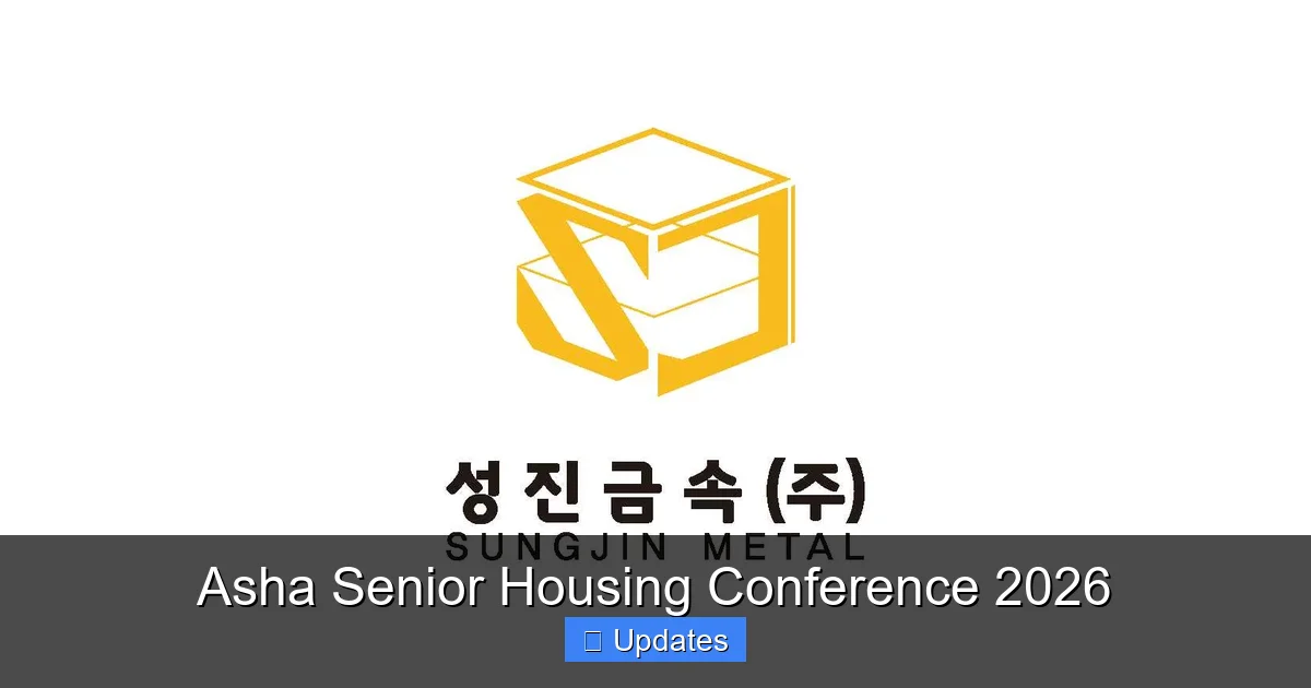 Asha Senior Housing Conference 2026