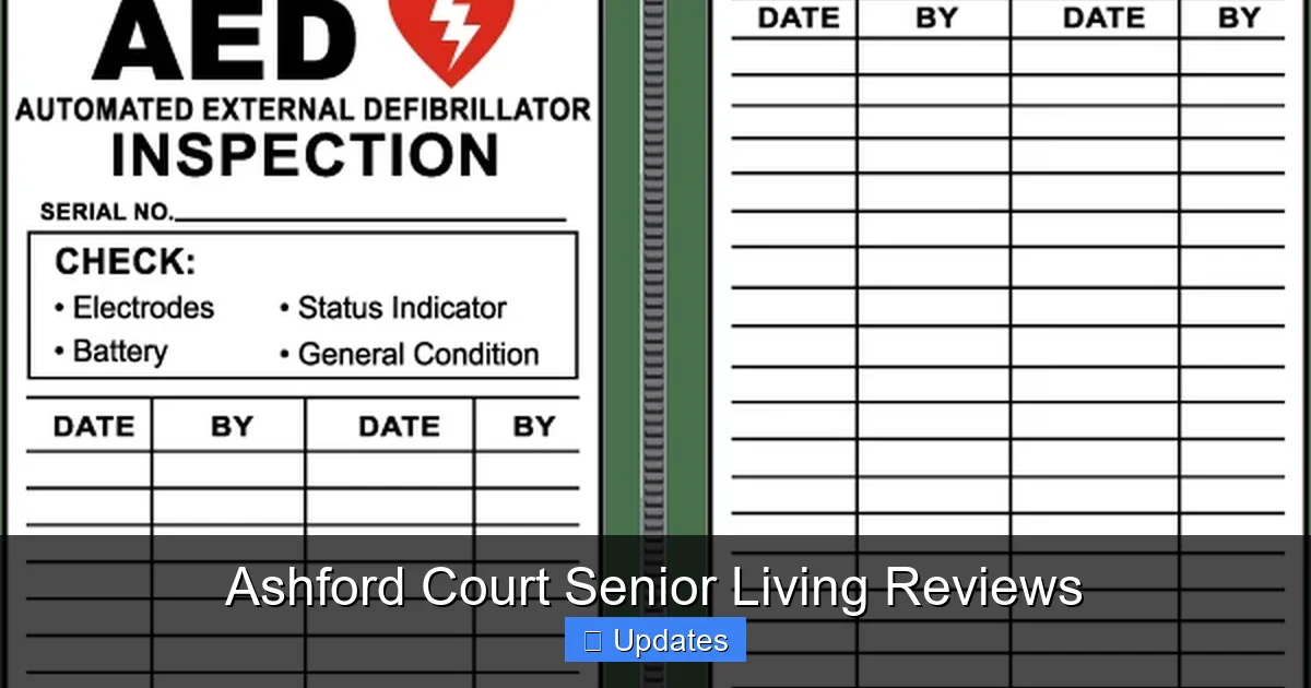 Ashford Court Senior Living Reviews