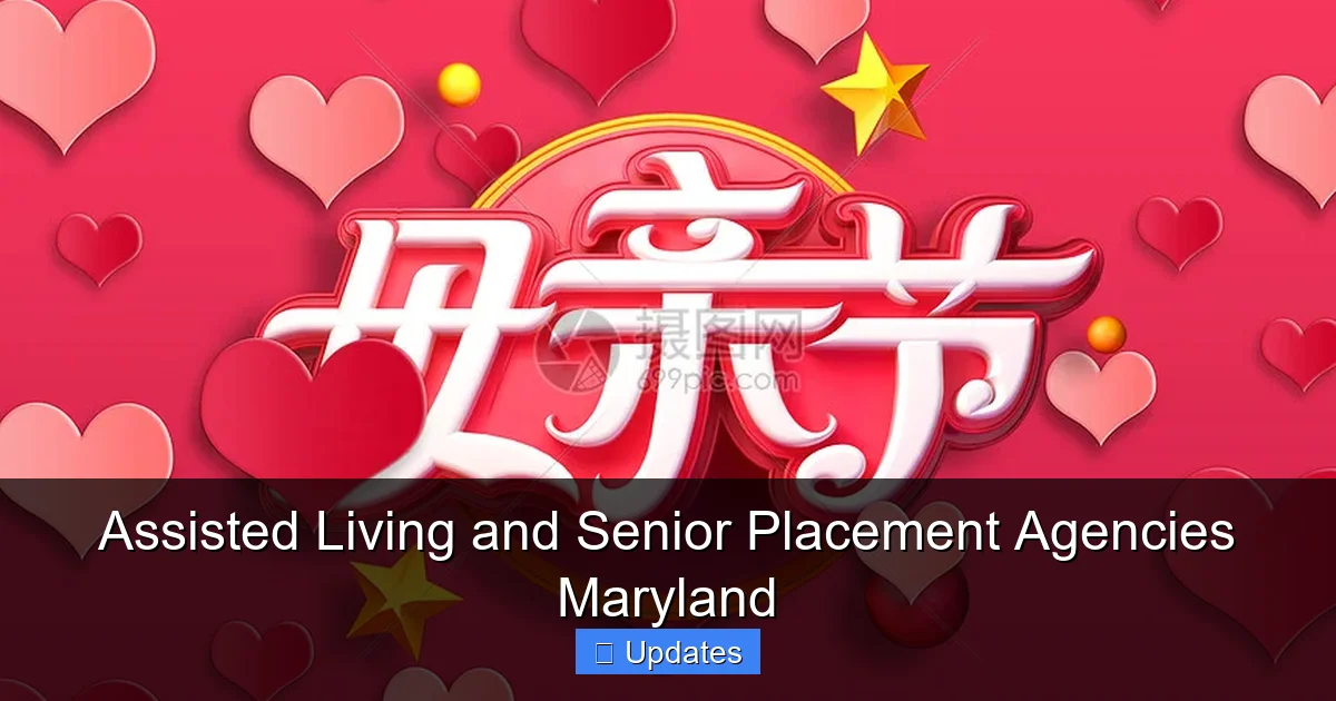 Assisted Living and Senior Placement Agencies Maryland