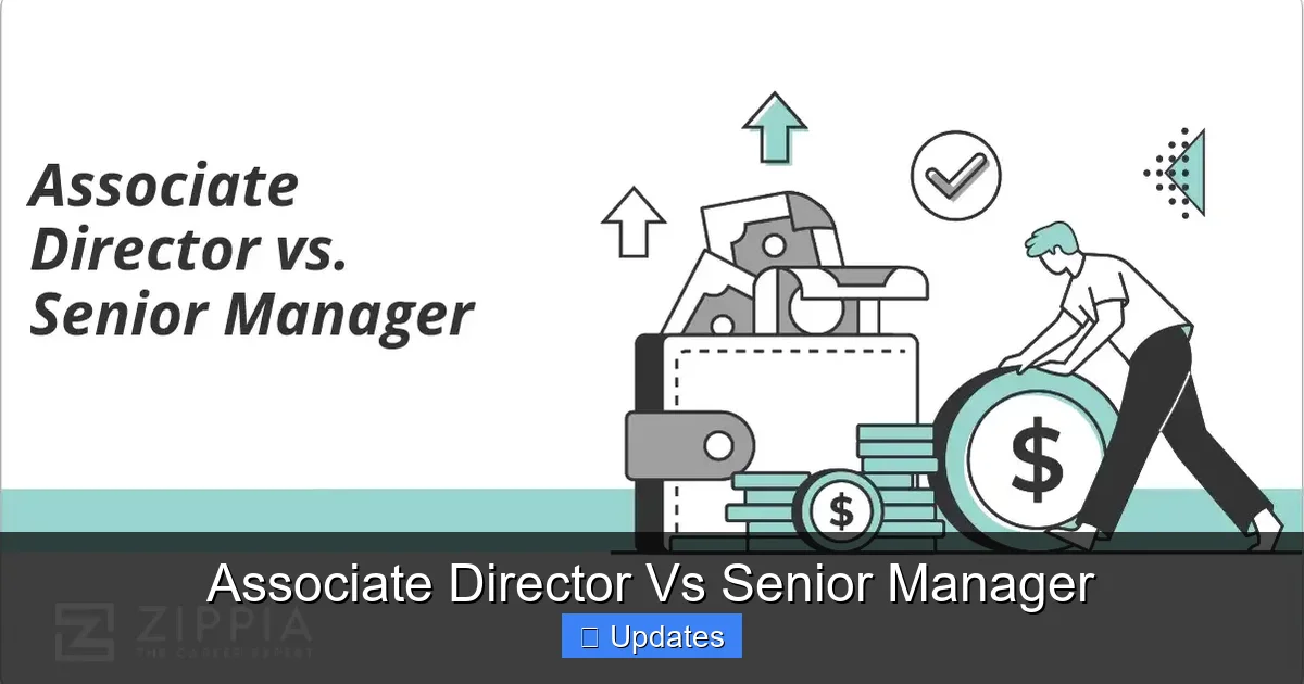 Associate Director Vs Senior Manager