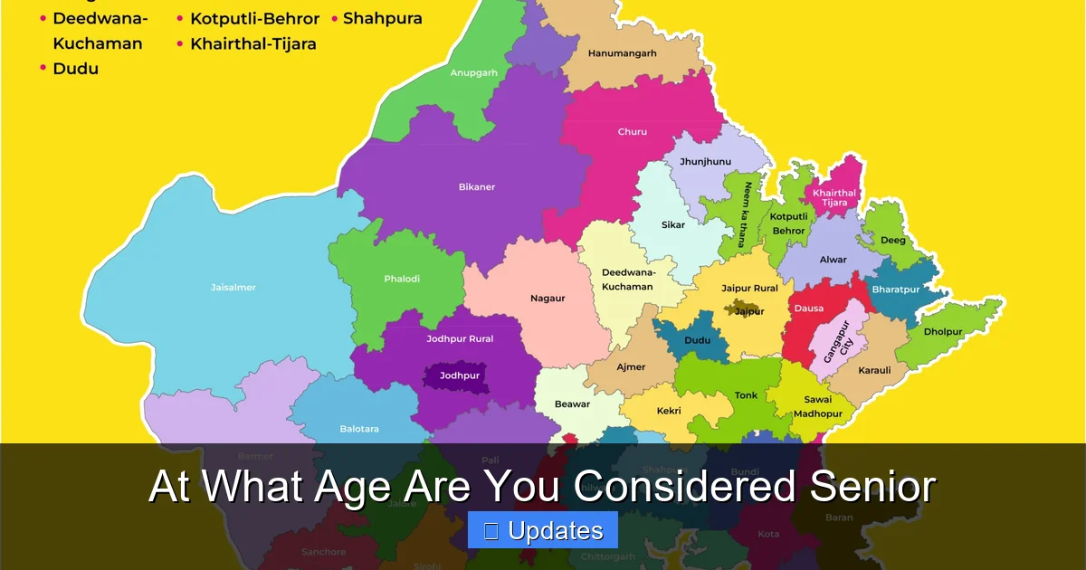 At What Age Are You Considered Senior