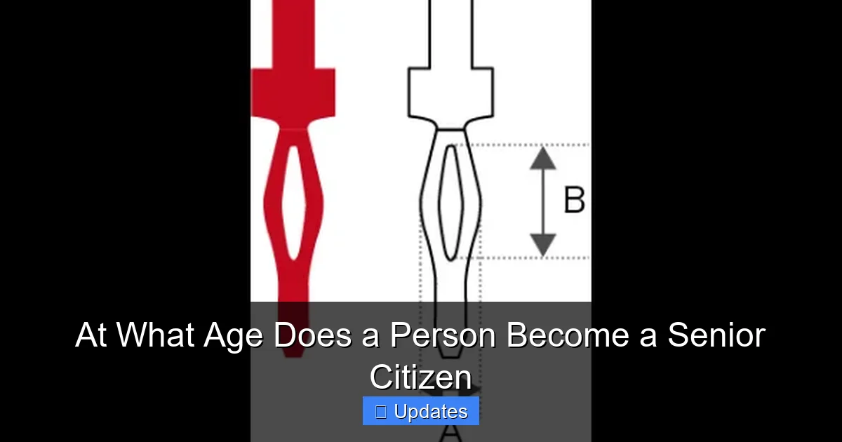 At What Age Does a Person Become a Senior Citizen
