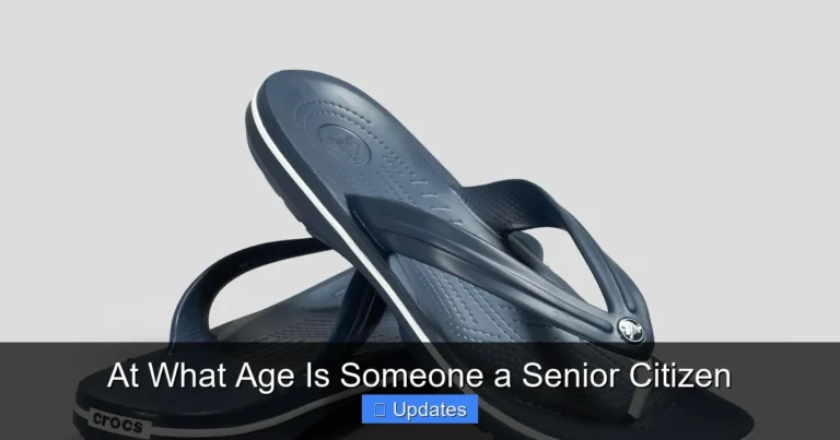 At What Age Is Someone a Senior Citizen