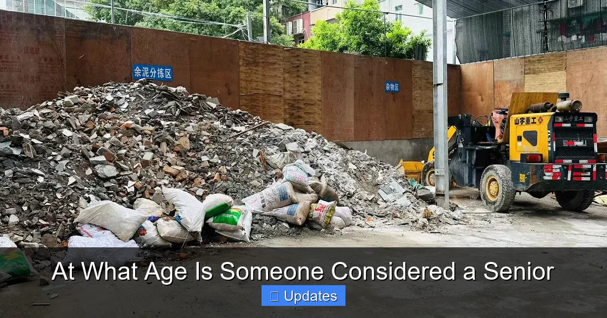 At What Age Is Someone Considered a Senior