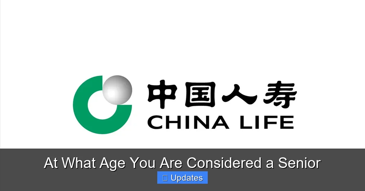 At What Age You Are Considered a Senior