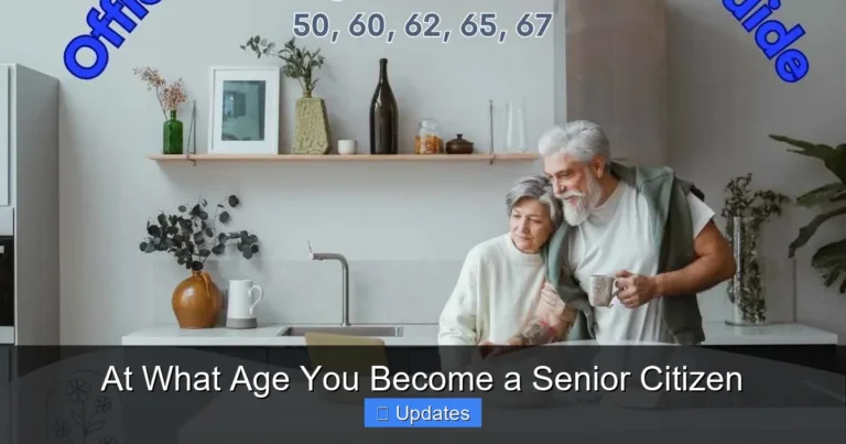 At What Age You Become a Senior Citizen