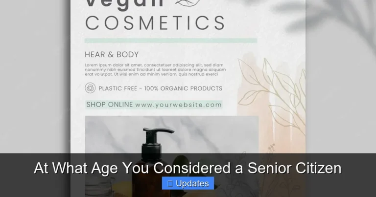At What Age You Considered a Senior Citizen