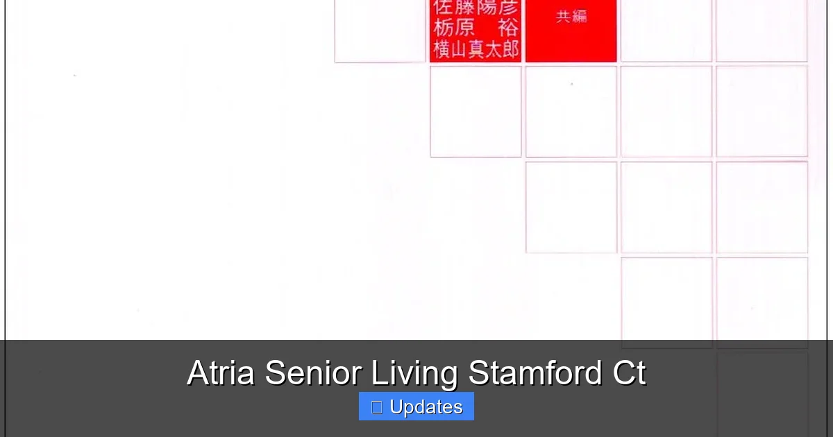 Atria Senior Living Stamford Ct
