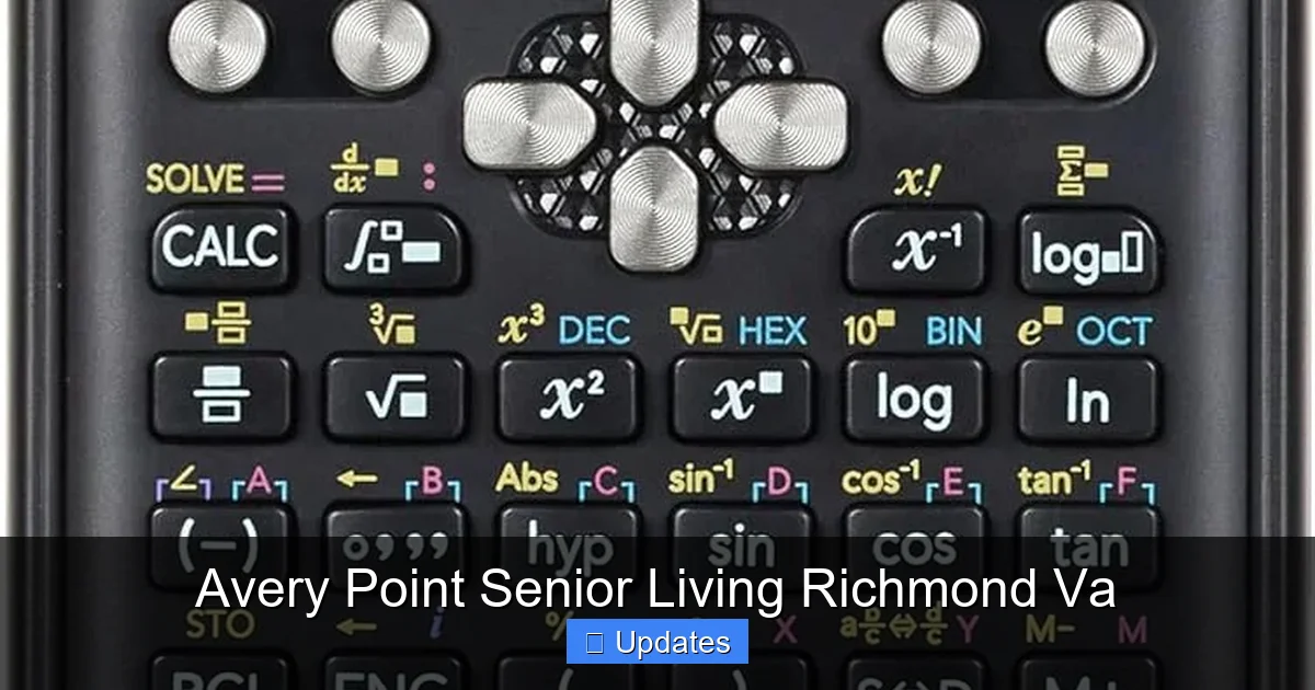 Avery Point Senior Living Richmond Va