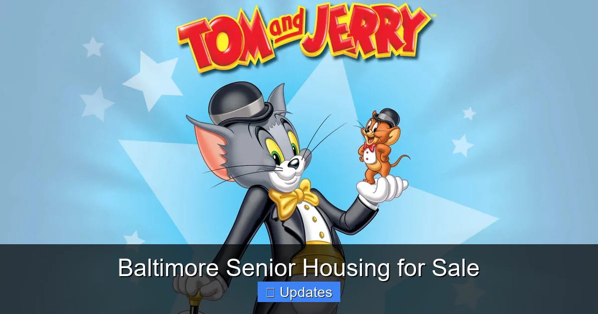 Baltimore Senior Housing for Sale
