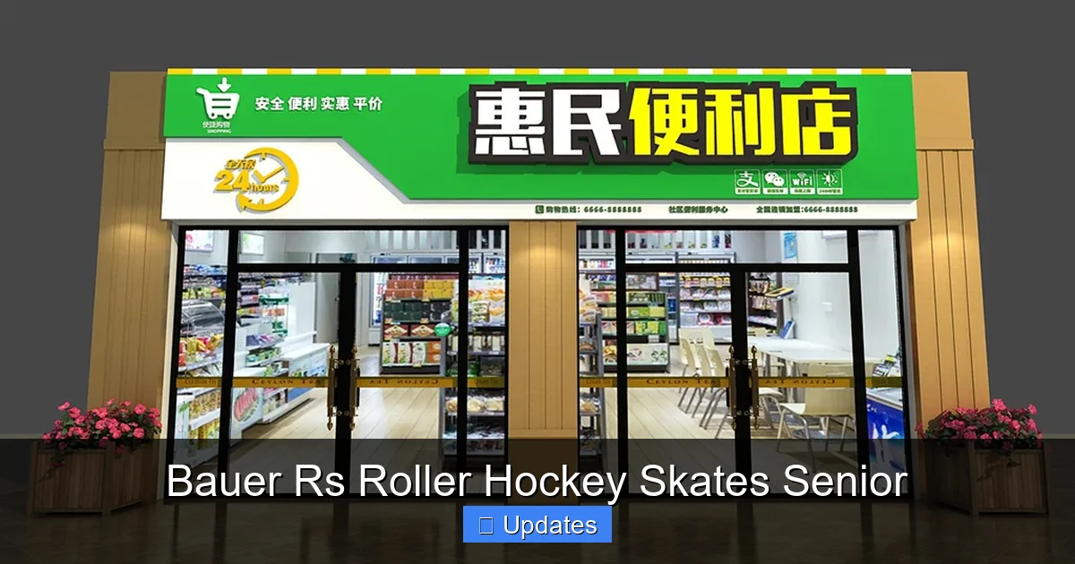 Bauer Rs Roller Hockey Skates Senior