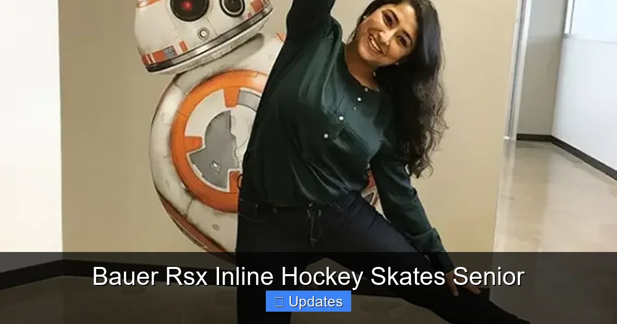 Bauer Rsx Inline Hockey Skates Senior