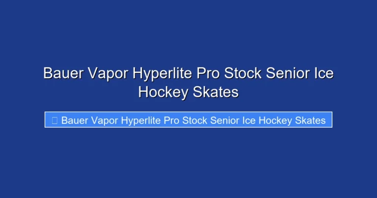 Bauer Vapor Hyperlite Pro Stock Senior Ice Hockey Skates