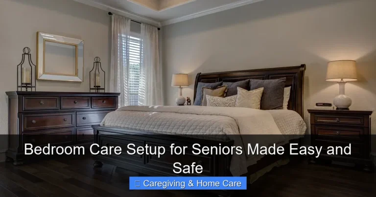 Bedroom Care Setup for Seniors Made Easy and Safe