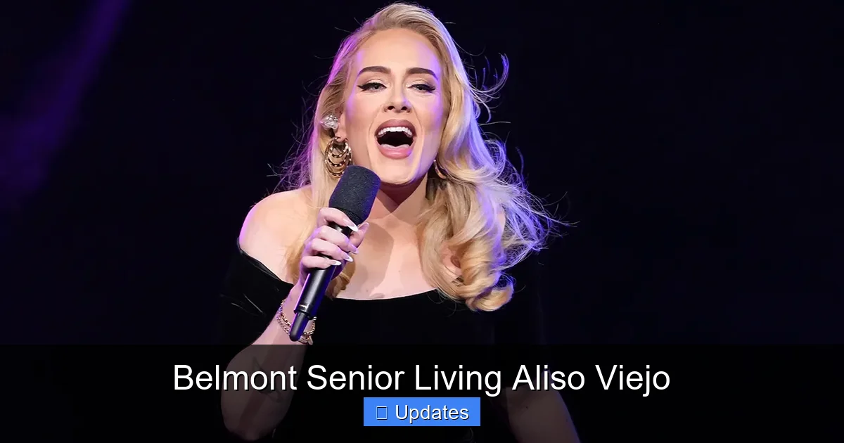 Belmont Senior Living Aliso Viejo