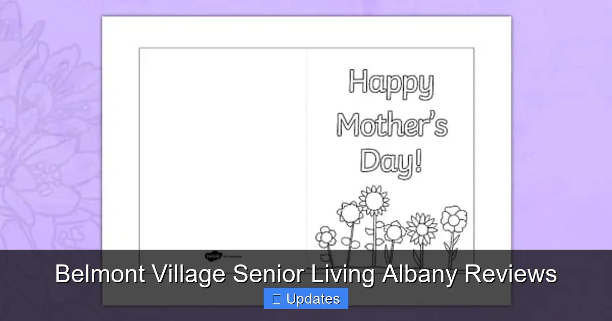 Belmont Village Senior Living Albany Reviews