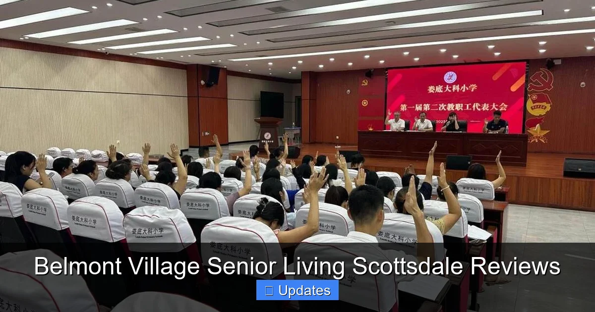 Belmont Village Senior Living Scottsdale Reviews
