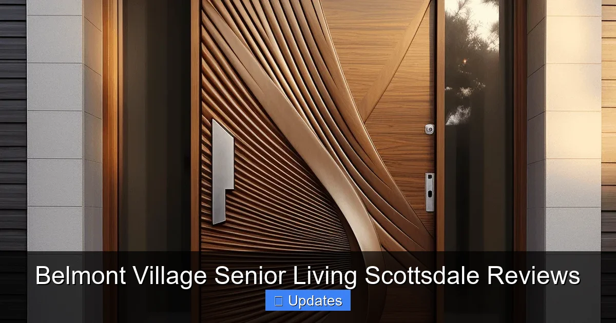 Belmont Village Senior Living Scottsdale Reviews