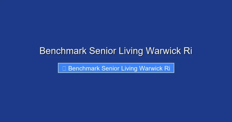 Benchmark Senior Living Warwick Ri