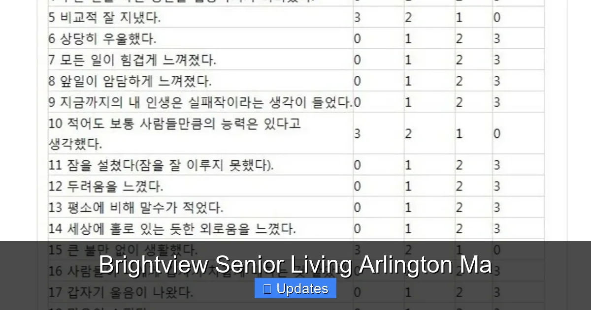 Brightview Senior Living Arlington Ma