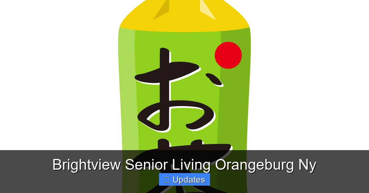 Brightview Senior Living Orangeburg Ny