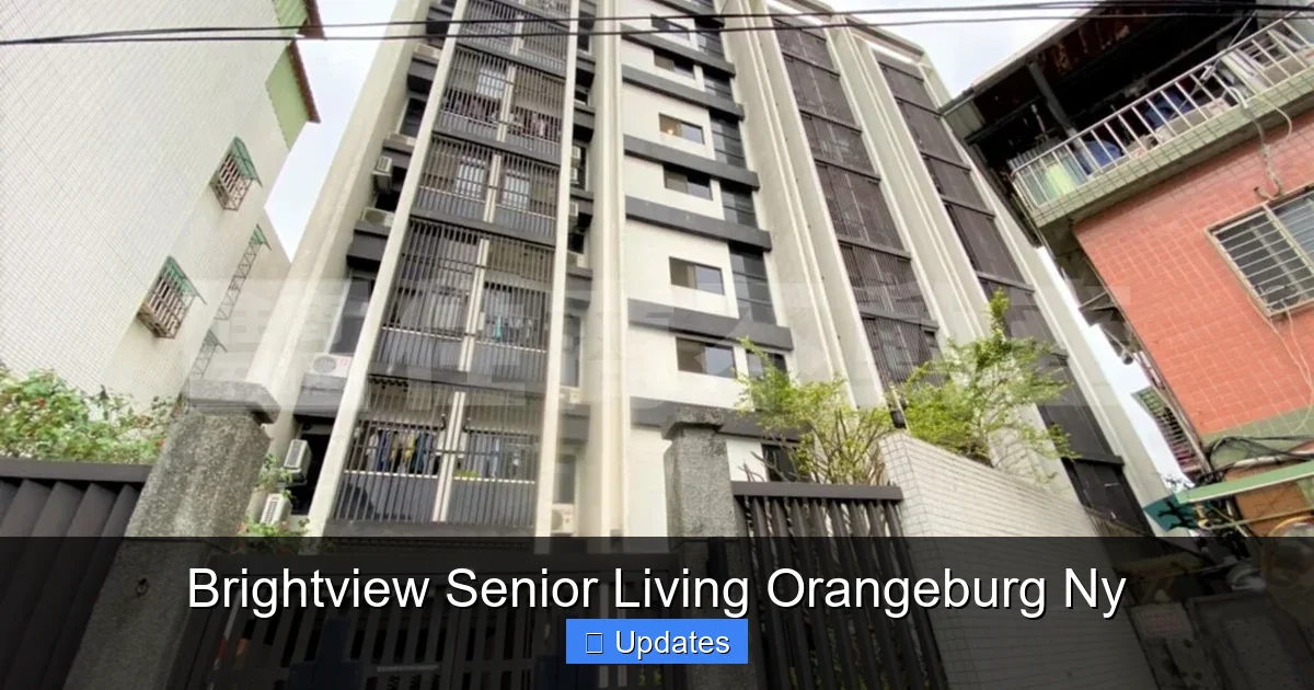 Brightview Senior Living Orangeburg Ny