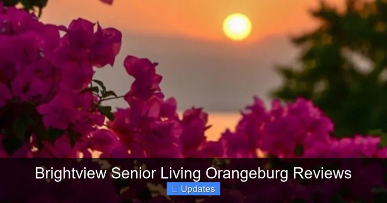 Brightview Senior Living Orangeburg Reviews