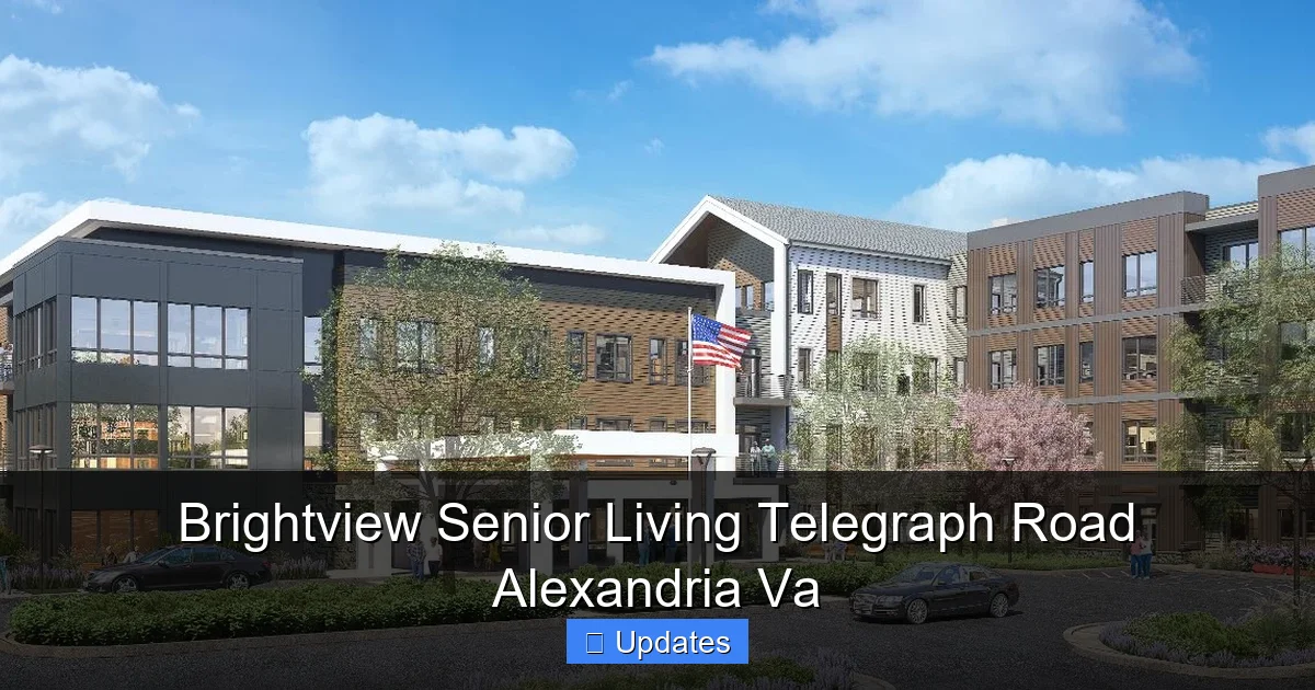 Brightview Senior Living Telegraph Road Alexandria Va
