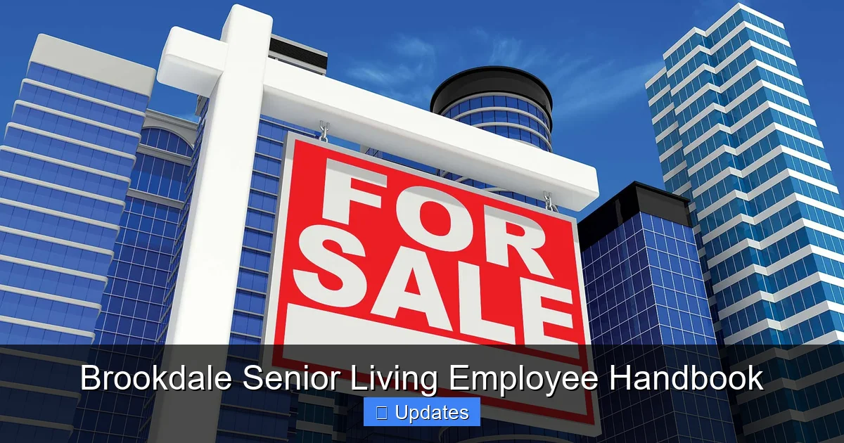 Brookdale Senior Living Employee Handbook - SeniorsProTalk