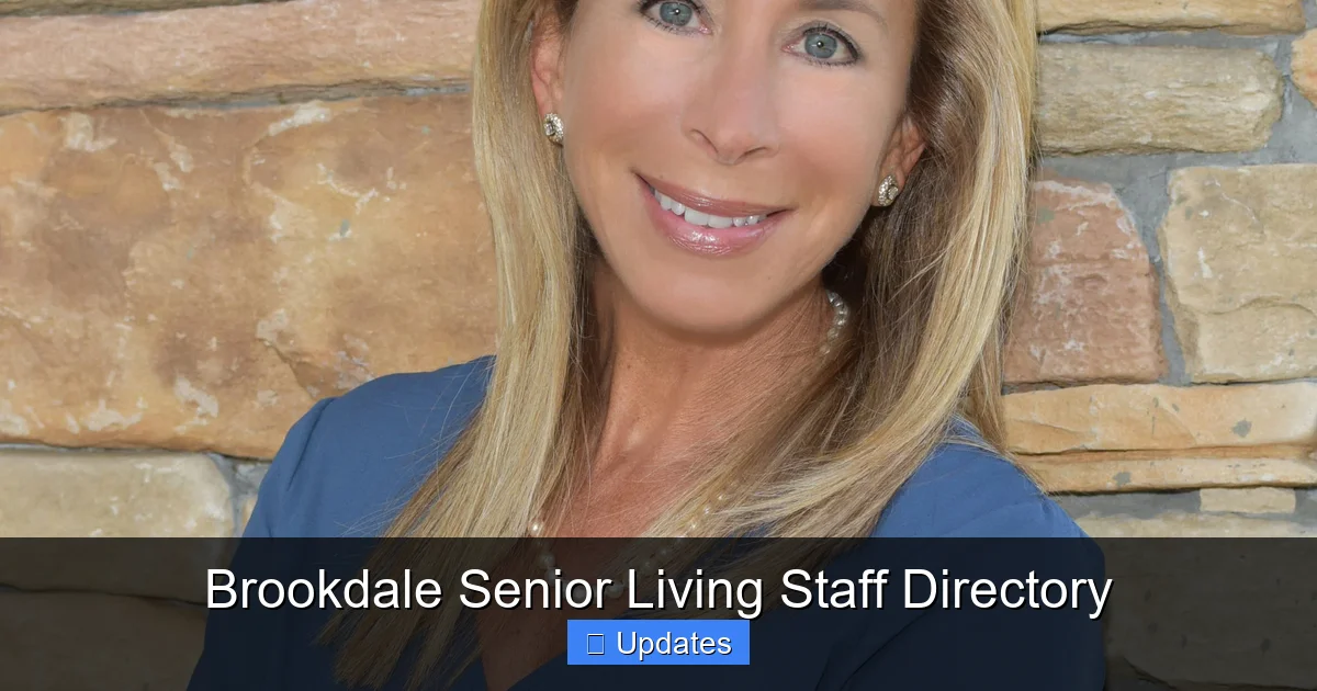 Brookdale Senior Living Staff Directory