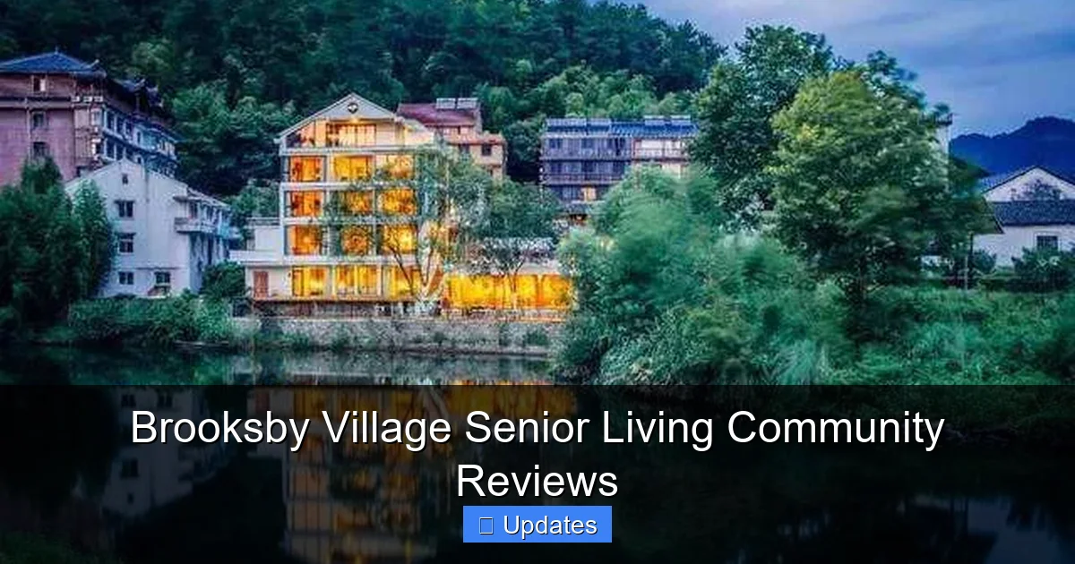 Brooksby Village Senior Living Community Reviews