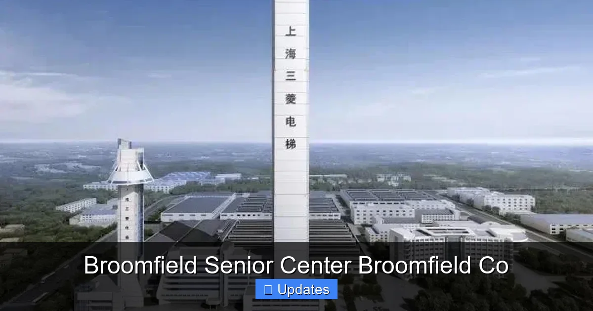 Broomfield Senior Center Broomfield Co