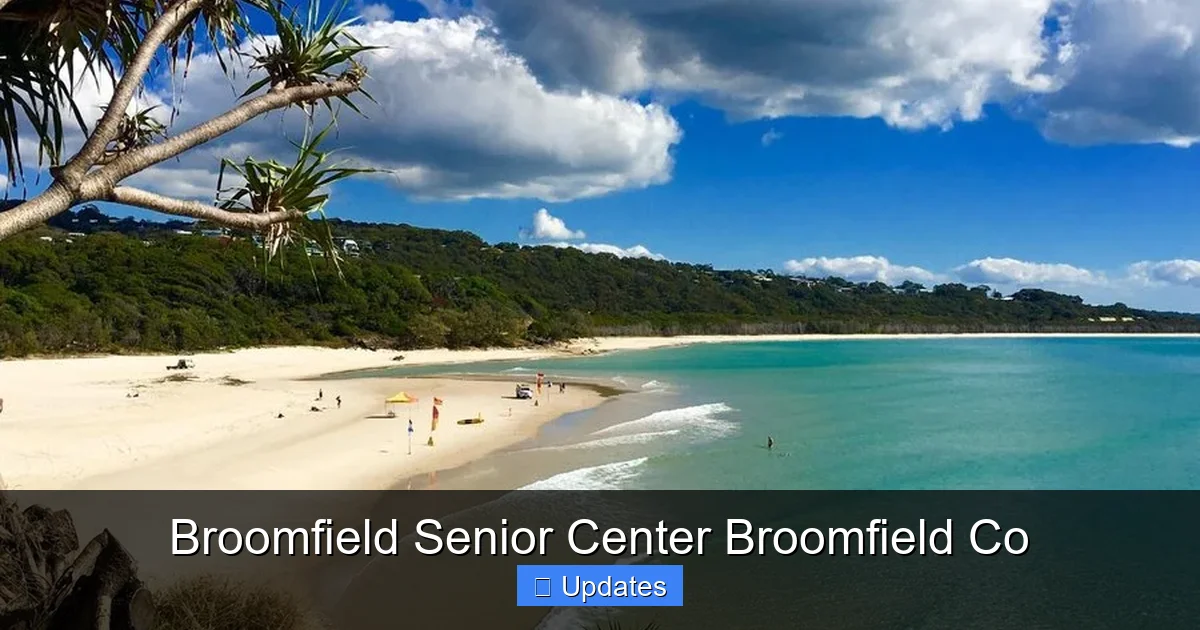 Broomfield Senior Center Broomfield Co