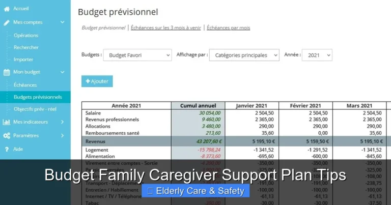 Budget Family Caregiver Support Plan Tips