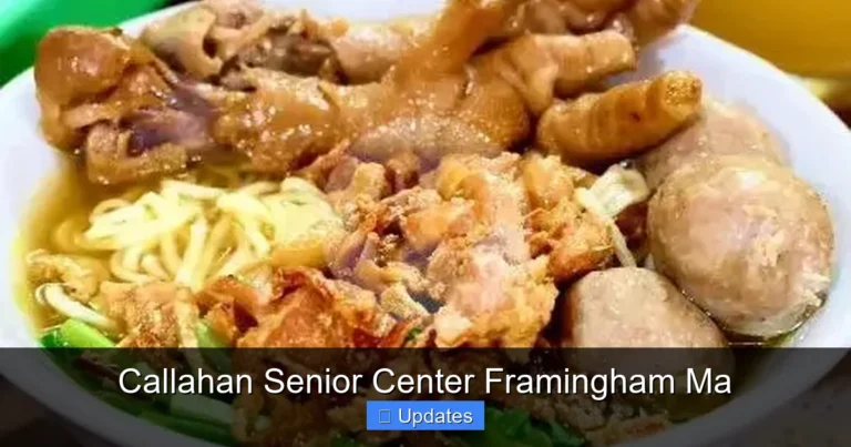 Callahan Senior Center Framingham Ma