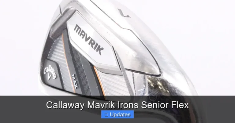Callaway Mavrik Irons Senior Flex