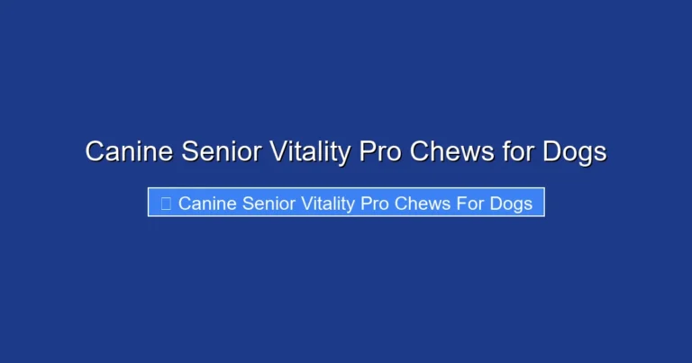 Canine Senior Vitality Pro Chews for Dogs