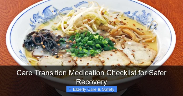 Care Transition Medication Checklist for Safer Recovery