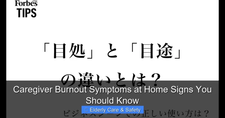 Caregiver Burnout Symptoms at Home Signs You Should Know