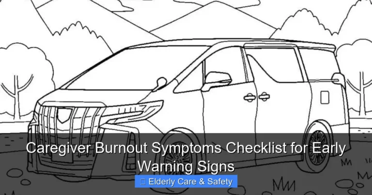 Caregiver Burnout Symptoms Checklist for Early Warning Signs