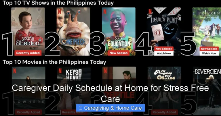 Caregiver Daily Schedule at Home for Stress Free Care